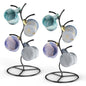 Beesini 2 Pack Mug Holder, Metal Coffee Mug Holders Tree, Decorative Mug Rack, Mug Cup Tree for Kitchen Decor Organizer, Black