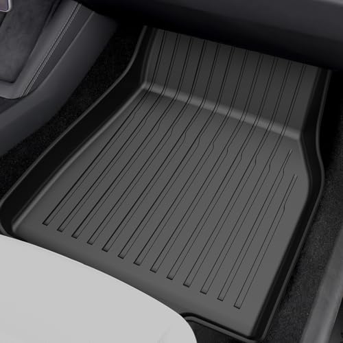 6PCS All-Weather TPE Floor Mats & Cargo Liner Set - Compatible with 2025-2026 Model Y (Juniper) | Custom Fit Anti-Slip Interior Protection(Not for Standard)