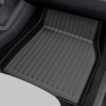 6PCS All-Weather TPE Floor Mats & Cargo Liner Set - Compatible with 2025-2026 Model Y (Juniper) | Custom Fit Anti-Slip Interior Protection(Not for Standard)