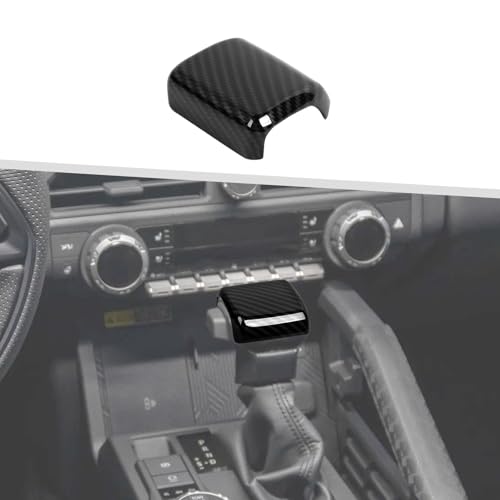 Jimen Fit for Toyota 4Runner 2024-2025, Automatic Gear Shifter Knob Cover Interior Trim Accessories (Carbon Fiber) - color: Carbon Fiber