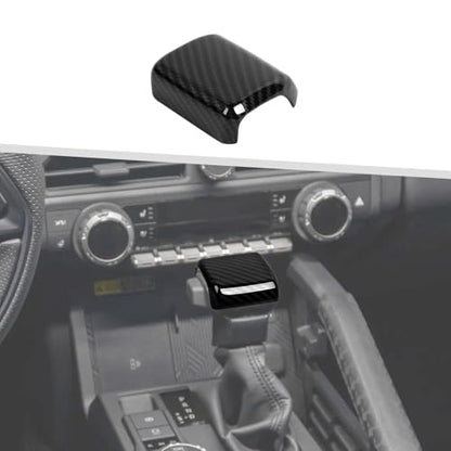 Jimen Fit for Toyota 4Runner 2024-2025, Automatic Gear Shifter Knob Cover Interior Trim Accessories (Carbon Fiber) - color: Carbon Fiber