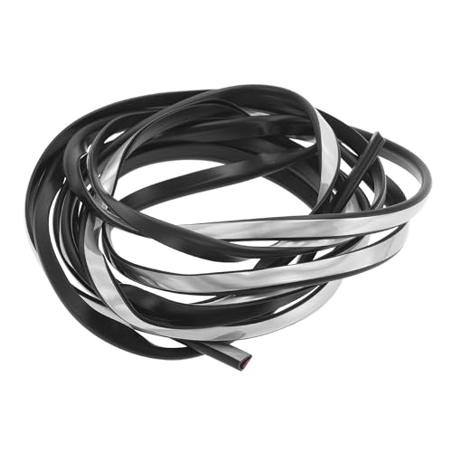 Universal Car Door Edge Guards, Exterior 9.84ft U-Shaped Door Scratch Protection Guard PVC Chrome Silver Tone, 1 Pc - color: Chrome Silver Tone, size: 9.84ft(3M)