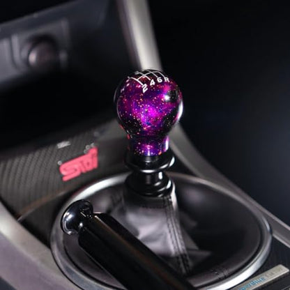Cosmic Space Shift Knob Compatible with Subaru 6 Speed WRX: 2015-25 / STI: 2004-21, Cosmic Purple - color: Cosmic Purple