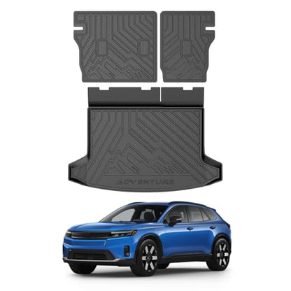 Mixsuper Cargo Liner for Honda Prologue 2024 2025 2026, All Weather Trunk Mat Backrest Mat TPE Back Seat Cover Protector for Prologue Accessories - size: 24-26 |Prologue| Cargo & Backrest Mat