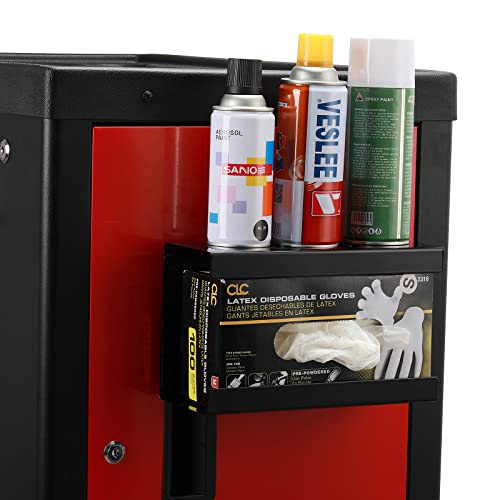 Magnetic Glove/Tissue Dispenser Holder Set, Black Glove Dispenser Wall Mount, Mount onto Tool Box or in Workshops