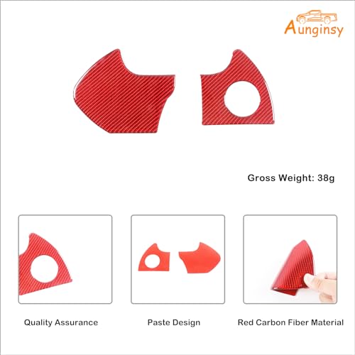 Car Engine Start Stop Decoration Frame Stickers Fit for Toyot@a Tundra/Sequoia 2022-2024 Real Carbon Fiber Center Console Key Ignition Starter Button Knob Panel Protect Cover Trim Sticker Accessories - size: Engine Start Stop Trim