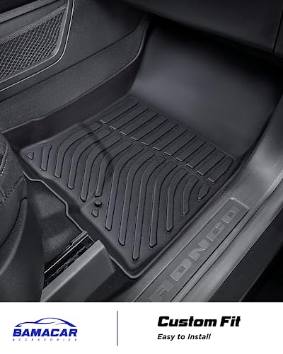 All Weather Floor Mats Cargo Liner for Ford Bronco Sport 2026 2025-2021,TPE Full Set Carpets Trunk Mat for Base Big Bend Badlands Accessories (ONLY for Sport),4pcs