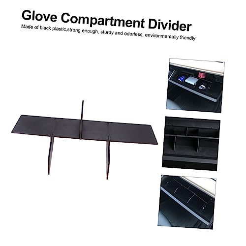 Glove Box Organizer Storage Insert Divider for Car Glove Compartment Divider Easy Installation Durable Console Organizer 13.58X2.75X0.11 Inch