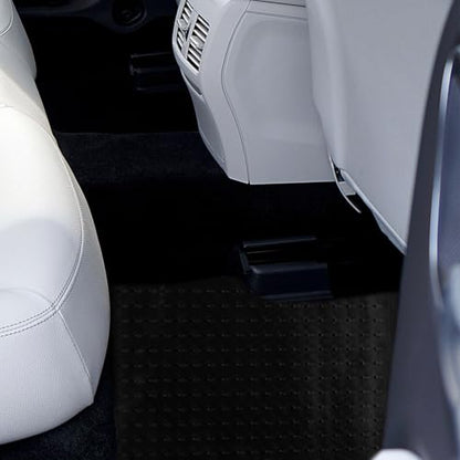 Ciieeo Car Floor Mats 4pcs Set Waterproof PVC Auto Floor Protection Mats Non-Slip Sturdy Front and Rear Seat for Seasons