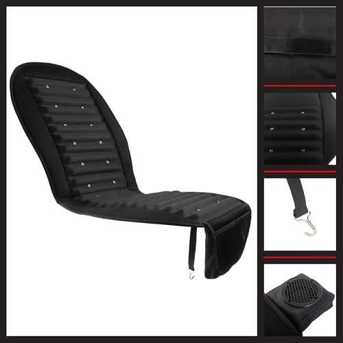Stalwart 12V Cooling Car Seat Cushion with 6 Fans