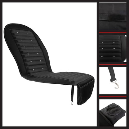 Stalwart 12V Cooling Car Seat Cushion with 6 Fans
