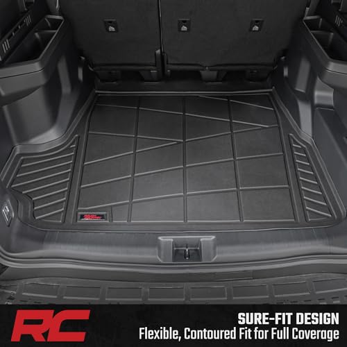 Rough Country Sure-Fit Cargo Mat for Toyota 4Runner (2025) - Custom Fit Rear Cargo Liner, All-Weather Protection, Made in USA - style: Rear Cargo