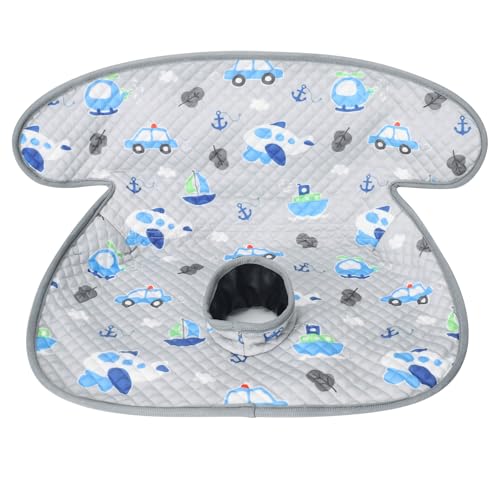 INFANZIA Dry Seat,Car Seat Protector Waterproof Carseat Liner Potty Training Toddlers, Baby and Infants, Piddle Pad for Carseats Strollers (Gray Plane Car, 1 Pack) - color: Gray Plane Car, size: 1 Count (Pack of 1)