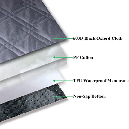 Cargo Liner for Dogs 55"x91" Dog Rear Cargo Liner for SUV Cargo Mats for Back Car Trunk Mat for SUV Dog Trunk Cover with Side Walls - size: 55" x 91" (Pack of 1)