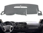 Dash Cover Mat Custom Fit for 07-13 Chevy Chevrolet Silverado 1500 2500HD 3500HD LS/LT/WT, 07-13 GMC Sierra 1500 2500HD 3500HD SL/SLE/WT,Dashboard Cover Pad Carpet(Dark Gray) Y74 - color: 07-13 Dark Gray