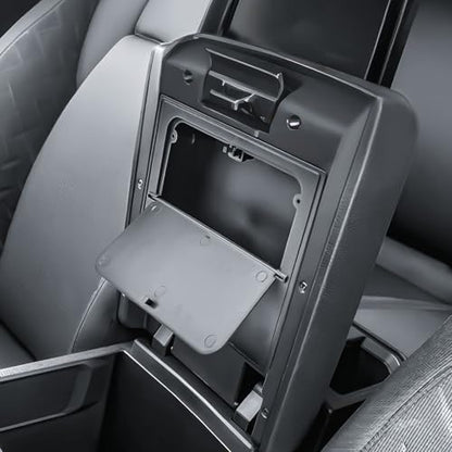 EDBETOS 2026 4Runner Center Console Hidden Organizer Compatible with 2025 2026 Toyota 4Runner Armrest Hidden Storage Box Secret Compartment Press to Open and Close, Adds Extra Storage Space