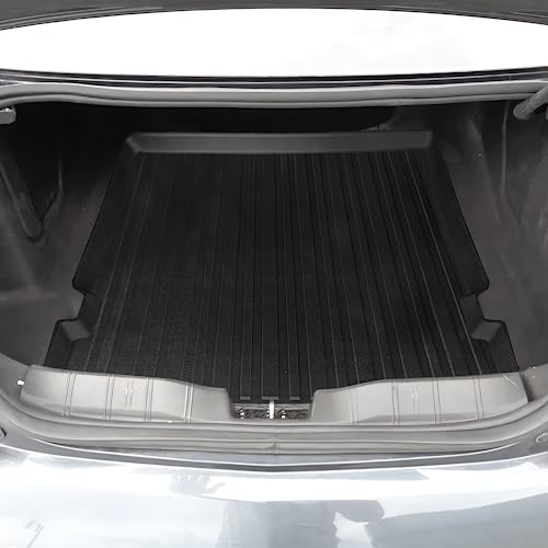 Premium Cargo Liner for Cevrolet Camaro Coupe 2016-2024 - 100% Protection - Custom Fit Car Trunk Mat - All-Season Black Cargo Mat - 3D Shaped Laser Measured Trunk Liners
