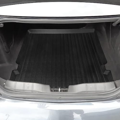 Premium Cargo Liner for Cevrolet Camaro Coupe 2016-2024 - 100% Protection - Custom Fit Car Trunk Mat - All-Season Black Cargo Mat - 3D Shaped Laser Measured Trunk Liners