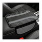 Car Center Console Cover, Leather Auto Arm Rest Protector Cushion with 2 Side Storage Bags, Universal Armrest Cushion Pad Middle Console Cover for SUVs Sedans Trucks (Gray) - color: Gray