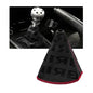 Car Shift Boot Cover, Fabric Shifter Lever Knob Boot Dustproof Cover with Stitch, Manual Automatic Speed Shifter Boots Gear Gaiter for Most Vehicles, Car Accessories (Black) - color: Black