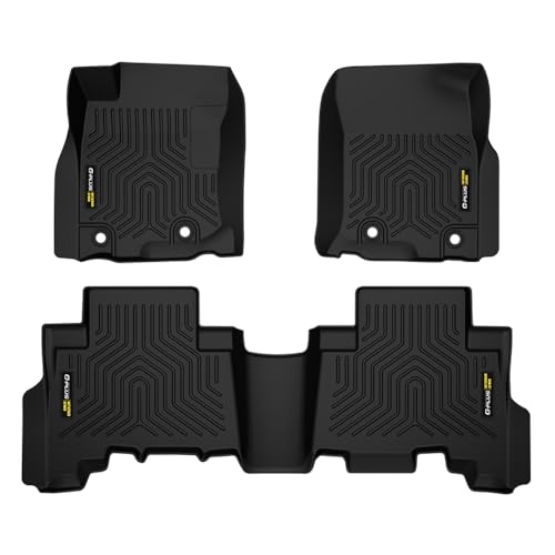 G-PLUS TPE Cargo Liners Compatible with Toyota 4Runner 2013-2023/Fit Lexus GX460 2014-2023, 1st & 2nd Row 3pcs Mats All Weather Floor Liners Interior Accessories - size: Fit Toyota 4Runner 2013-2024 | 3PCS