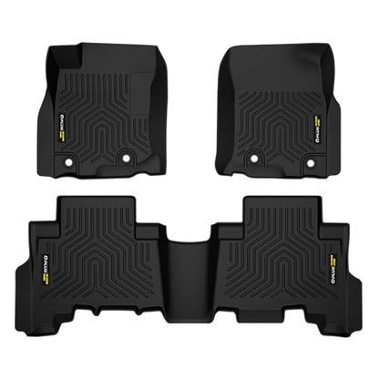 G-PLUS TPE Cargo Liners Compatible with Toyota 4Runner 2013-2023/Fit Lexus GX460 2014-2023, 1st & 2nd Row 3pcs Mats All Weather Floor Liners Interior Accessories - size: Fit Toyota 4Runner 2013-2024 | 3PCS