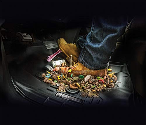 Husky Liners Center Hump Floor Liner Fits 14-18 Silverado/Sierra Crew/Double, 15-19 2500/3500HD Crew/Double, 2019 Silverado 1500 LD, 2019 Sierra 1500 Limited - color: Tan, size: Center Hump Floor Mat, style: Crew/Double Cab