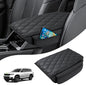 Autorder Center Console Cover for 2021-2025 2026 Jeep Grand Cherokee L Accessories Armrest Cushion Cover Nappa Leather Middle Console Covers Grand Cherokee L Console Cushion Pad Anti-Scratch - size: 21-26 Grand Cherokee L Armrest Cushion