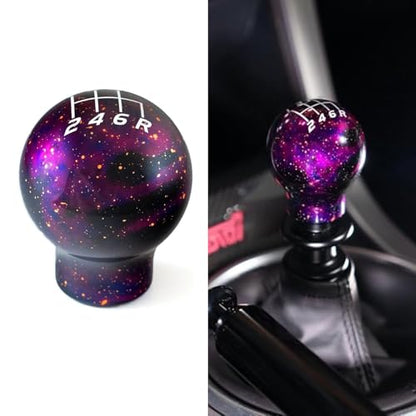 Cosmic Space Shift Knob Compatible with Subaru 6 Speed WRX: 2015-25 / STI: 2004-21, Cosmic Purple - color: Cosmic Purple