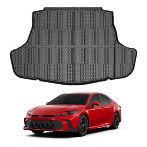 Mixsuper Cargo Liner for Toyota Camry 2018-2025 (All Models Including Hybrid), Trunk Mat for Toyota Camry Accessories Cargo Mat Rear Trunk Liner Black - size: Fit for Toyota Camry | 2018-2025