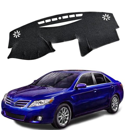 Dashboard Mat Cover for Toyota Camry 2007 2008 2009 2010 2011 Nonslip Center Console Sunshield Glare UV Rays Protector Accessories - size: Toyota Camry 2007-2011
