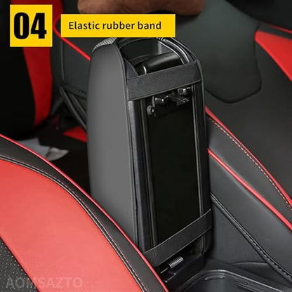 AOMSAZTO Bling Crystal Diamond Console Covers for 2015-2019 Hyundai Sonata Middle Leather Armres Covers - color: Bling color
