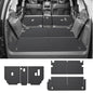 Cargo Mat & Backrest Mat Fit for 2010-2023 Lexus GX460 - All Weather PU Leather Trunk Liner and 2nd & 3rd Row Rear Backrest Protector - color: 2010-2023 lexus gx460 cargo mat 2
