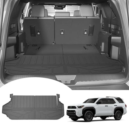 Trunk Mat for 2025 2026 Toyota 4Runner 7 Seats Gas, Rear Cargo Mat All Weather TPE Protector Trunk Liner Accessories(Not for Hybrid EV/i-Force MAX) - size: 7Seats-Trunk Mat