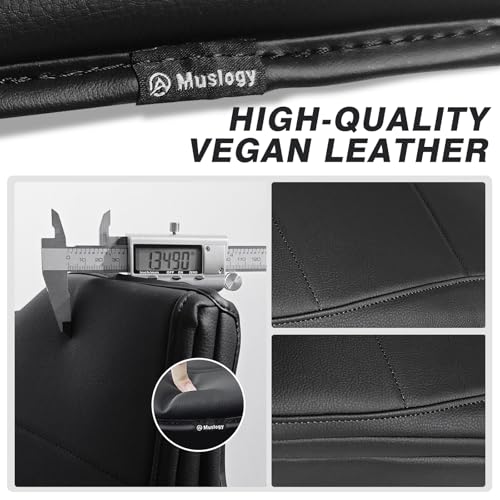 Center Console Armrest Cover Fit for Ford F-150 F150 2015-2026 & F250 F350 F450 2017-2026 Accessories, Comfort Armrest Pad Console Lid Cushion Vegan Leather 1-Inch Extra Thick(Jump Seat ONLY) - size: 2) 15-25 |F150| Jump Seat, +Thick