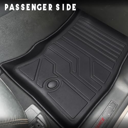 KARPAL Floor Mats for 2020-2025 Ford Explorer (Fit 6 & 7 Seat), Custom Fit TPE All Weather Ford Explorer Accessories 1st & 2nd & 3th Row Floor Liner & Trunk Mat with Backrest Mat - style: 2020-2025 | For Ford Explorer | Full Set