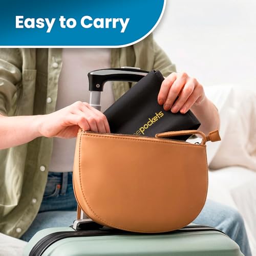 Airplane Accessories - Plane Travel Essentials - Travel Organizer - Seat Storage Organizer - Air Travel Essentials - Seatback Organizer - International Travel Accessories Must Haves