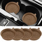 ME.FAN Car Cup Coasters [4 Pack] Silicone Cars Coasters - Universal Non-Slip Recessed Interior Accessories - Cup Holder Inserts Coffee - color: 4pack-coffee