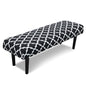 Stretch Bench Covers, Bench Seat Cover, Printed Seat Protector, Washable Slipcover, Rectangle Bench Cover for Dining Room, Living Room, Kitchen(Cell) - color: Cell