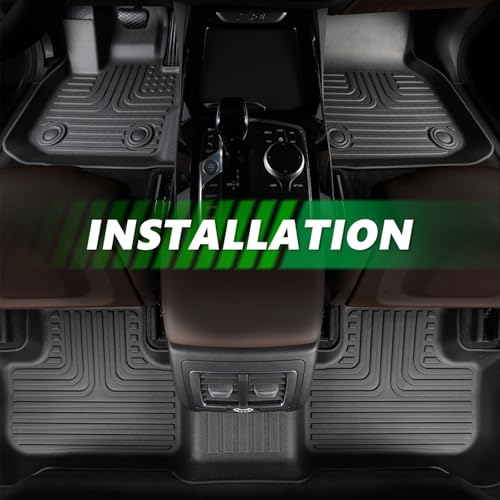 for Nissan Kicks Floor Mats 2024 2023 2022 2021 2020 2019 2018,All Weather Floor Mats 1st & 2nd Row Floor Liner Custom Fit Accessories 2018-2024