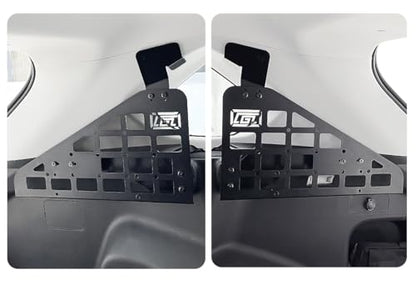 for Toyota RAV4 2019-2024 Modular Storage Panel Shelf Rear Trunk Luggage Molle Panel Luggage Carrier Trunk Organizer Aluminum Alloy (Side Panels)