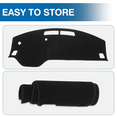 KUST Black Dash Cover for 2022-2025 2026 Nissan Pathfinder (NOT fit for Pathfinder Platinum 22-26) (Without HUD) Dashboard Cover Non-Slip Interior Accessories for Pathfinder Custom Fit Dash Mat - size: For Pathfinder 22-26