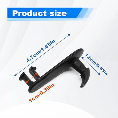 4Pcs Car Floor Mat Clips Floor Carpet Clips Fixing Hooks Compatible with Toyota Lexus Cargo Fastener, Cargo Mat Clip Accessories Black