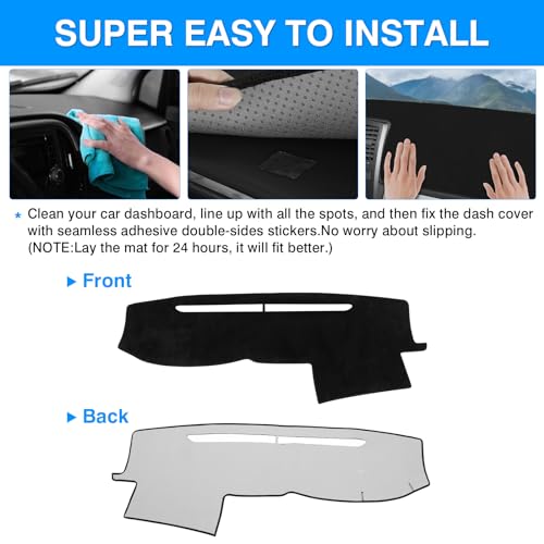 Autorder Dashboard Cover Mat for Toyota 4Runner 2003 2004 2005 2006 2007 2008 2009 Accessories Dash Cover Upgrade Velvet Dash Mat Sunshade Glare UV Rays Protector (Without Dash Speaker) - size: 2003-2009 Toyota 4Runner