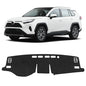 Dash Cover for Toyota RAV4 2025 2024 2023 2022 2021 2020 2019 Hybrid, Prime (PHEV) Accessories Flannel Dashboard Cover Dash Mat Center Console Cover Sunshield Protector Pad - size: for Toyota 2019-2025 RAV4