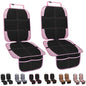 Child Car Seat Protector, 2 Pack with Mesh Pockets & Non-Slip Backing, 600D Durable (Pink, Standard) - color: Pink, size: Standard