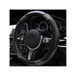 povtii Car Steering Wheel Cover, 15 Inch Leather Breathable Auto Steering Wheel Protector, Comfortable Non-Slip Vehicle Steering Wheel Covers, Universal Car Accessories (Gray, with Lining) - color: Gray, With Lining