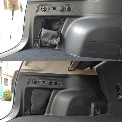 Trunk Upgrade, Trunk Organizer Pocket Bag, Trunk Cubby Storage bag, Cargo side pocket For Subaru Forester SK 2024 2023 2022 2021 2020 2019,Only For Driver's Side, Black, 1 pc - style: Driver's side, Trunk Storage bag