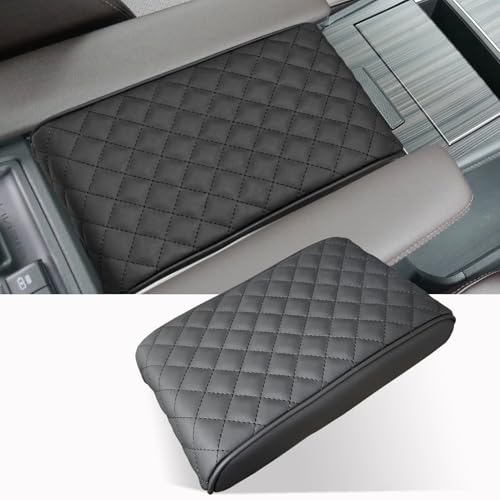 Center Console Cover for Toyota Sienna 2021-2025 2026 - Premium PU Leather Armrest Pad with Extra Padding, Scratch-Resistant & Stylish for Sienna 2021-2024 2025 2026 Interior Accessories - size: 2) 21-26 |Sienna| Cool Box Cover,+Thick Size