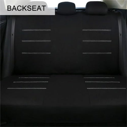 9PCS Full Set Car Seat Covers, Automotive Front and Rear Split Bench Protector Cover Set, Light Breathable Durable Washable, Airbag Compatible, Universal for SUV, Truck, RV, Van, Sedan